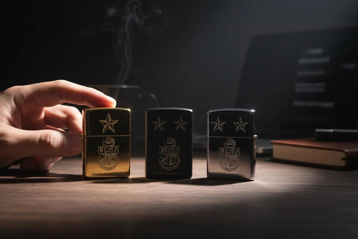 One Mess Engraved Windproof Lighter by Deckplate Legacy