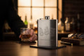 The Chief's Toast Engraved Flask