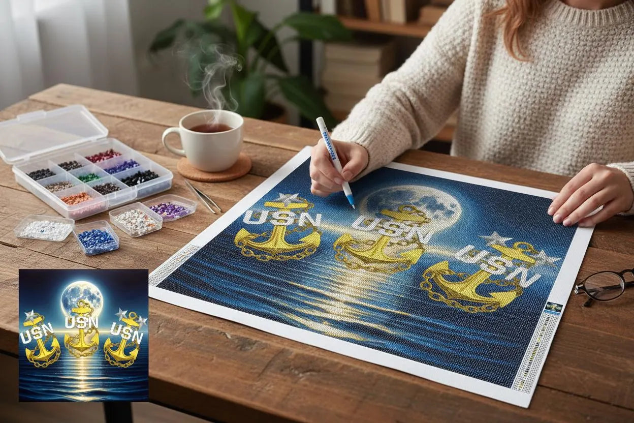 Anchor Legacy Diamond Painting Kit by Deckplate Legacy