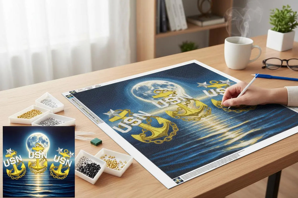 Anchor Legacy Diamond Painting Kit by Deckplate Legacy