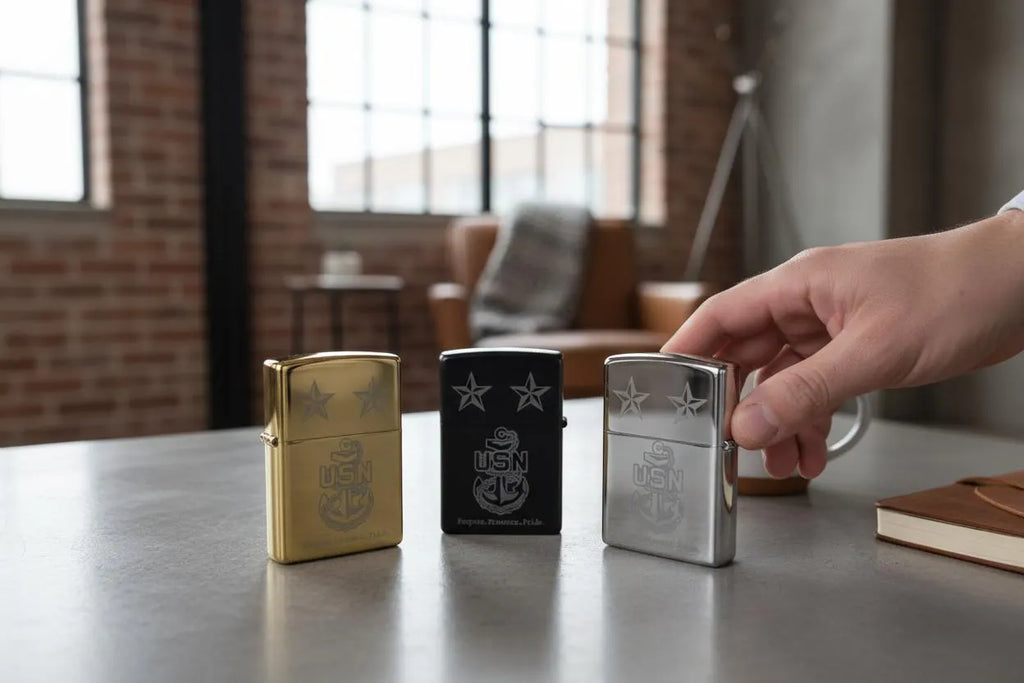 One Mess Engraved Windproof Lighter by Deckplate Legacy