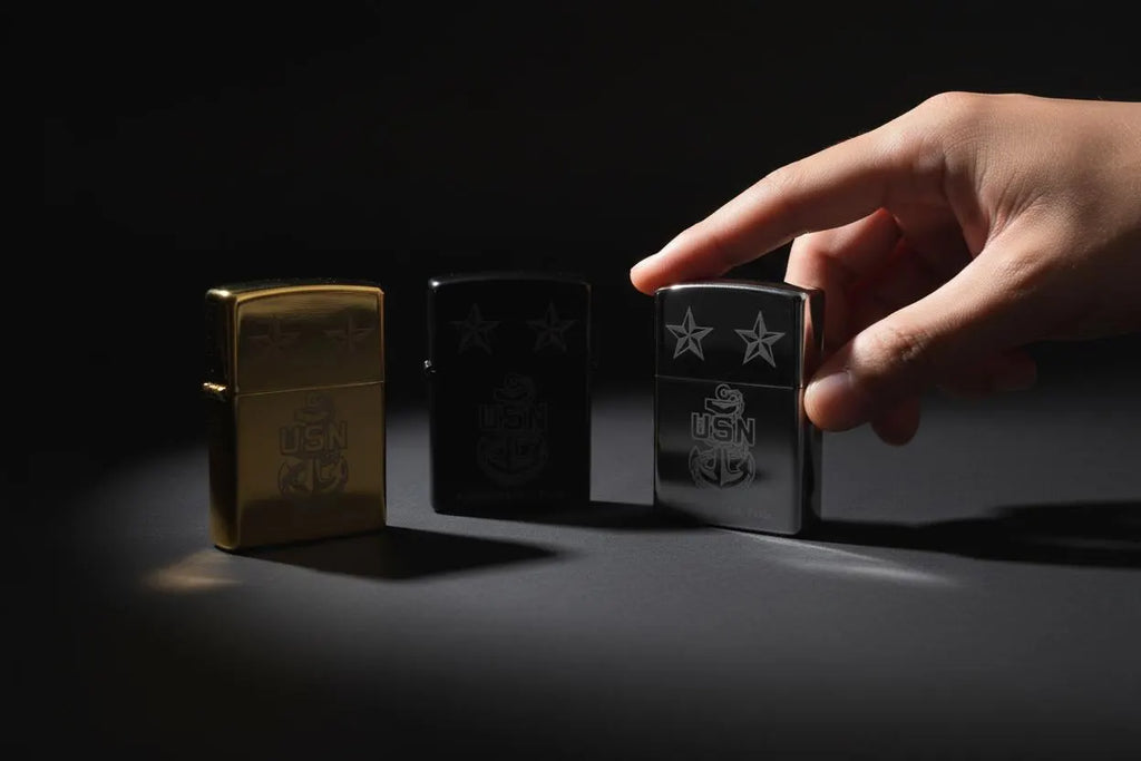 One Mess Engraved Windproof Lighter by Deckplate Legacy