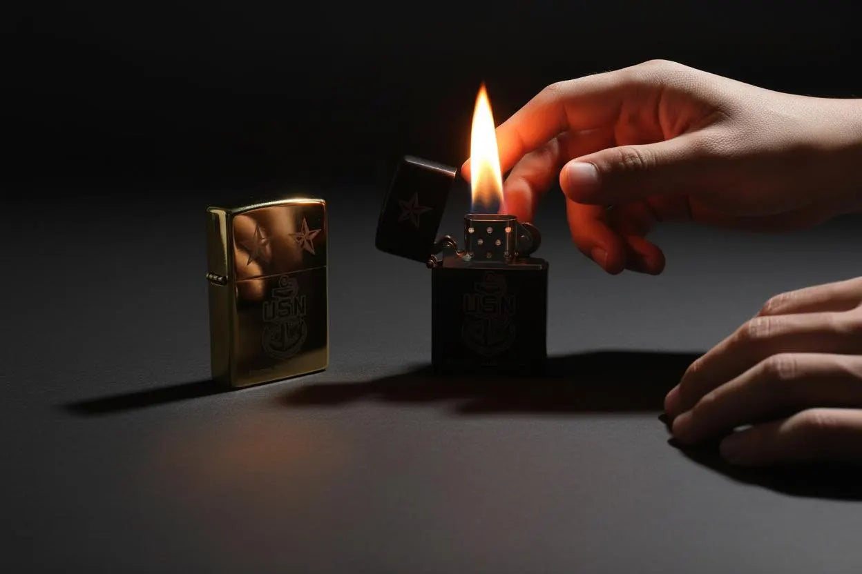 One Mess Engraved Windproof Lighter by Deckplate Legacy