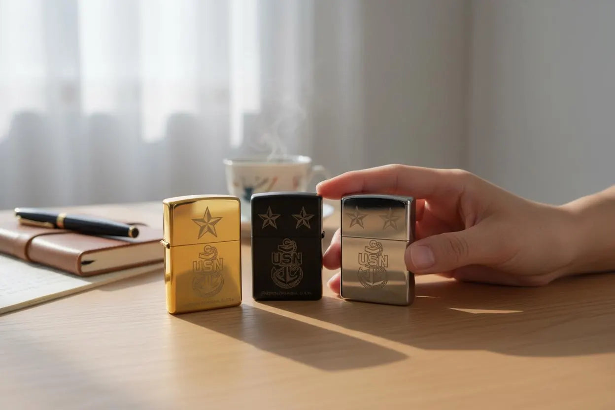 One Mess Engraved Windproof Lighter by Deckplate Legacy