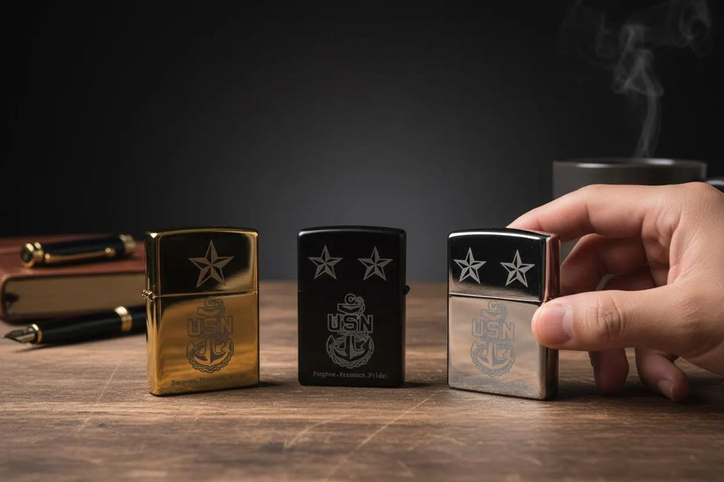 One Mess Engraved Windproof Lighter by Deckplate Legacy