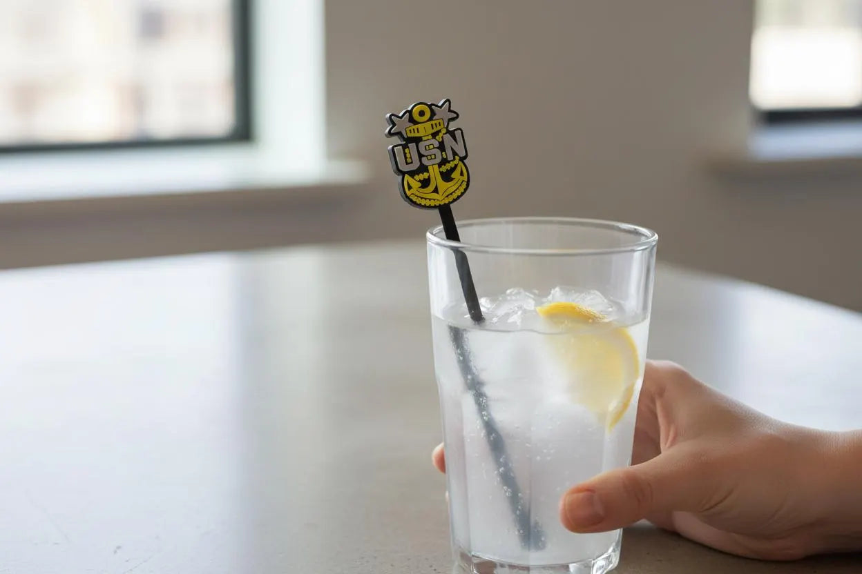 Chief's Mess Straw Topper Set