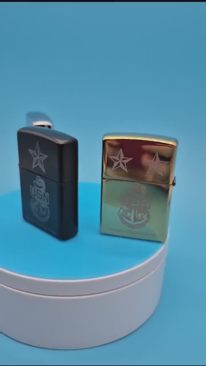 One Mess Engraved Windproof Lighter